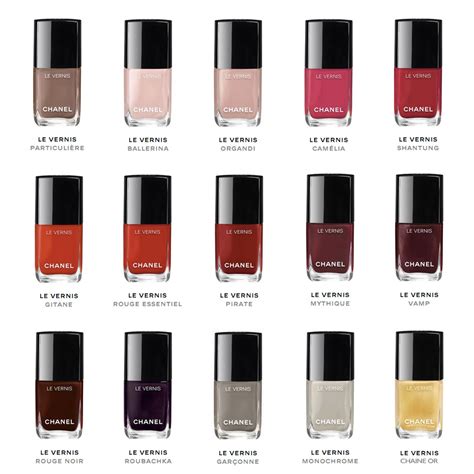 chanel nail polush|chanel nail polish color chart.